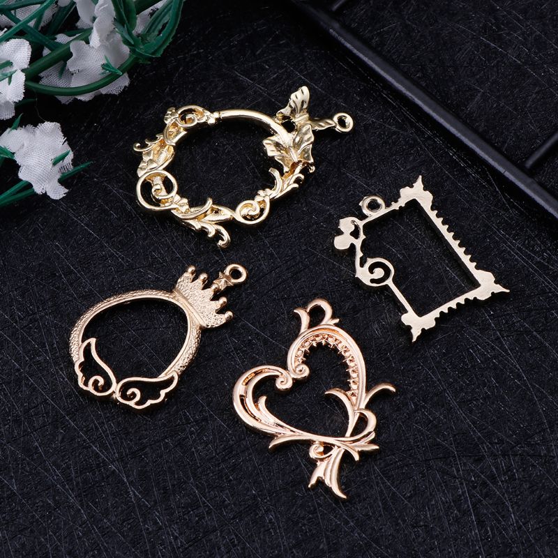 Jewelry Making Watches - 4 sztuk metalowe ramki antyczne wyszukana