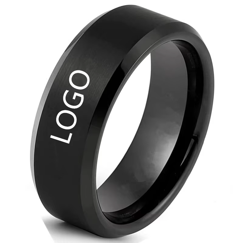 Titanium Steel Ring - Pierścionek męski ze stali nierdzewnej i