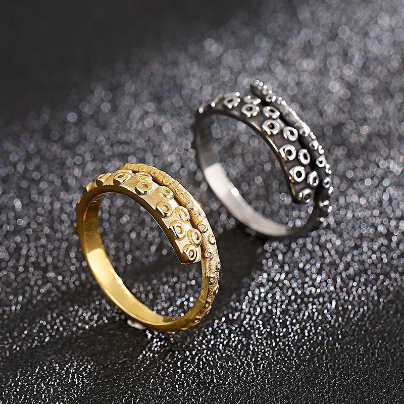 Titanium Steel Ring - Nowy, spersonalizowany pierścionek w stylu streetwear,