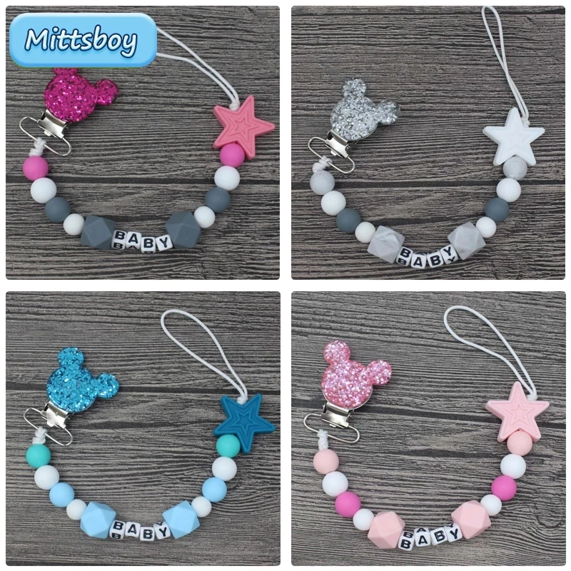Engraved Name Necklace - NOWOŚĆ Spersonalizowana bransoletka z gryzakiem dla