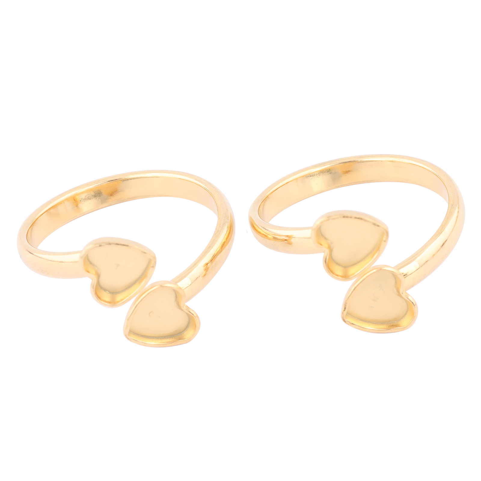 Gold Plated Ring - 10 sztuk ze stali nierdzewnej pozłacane