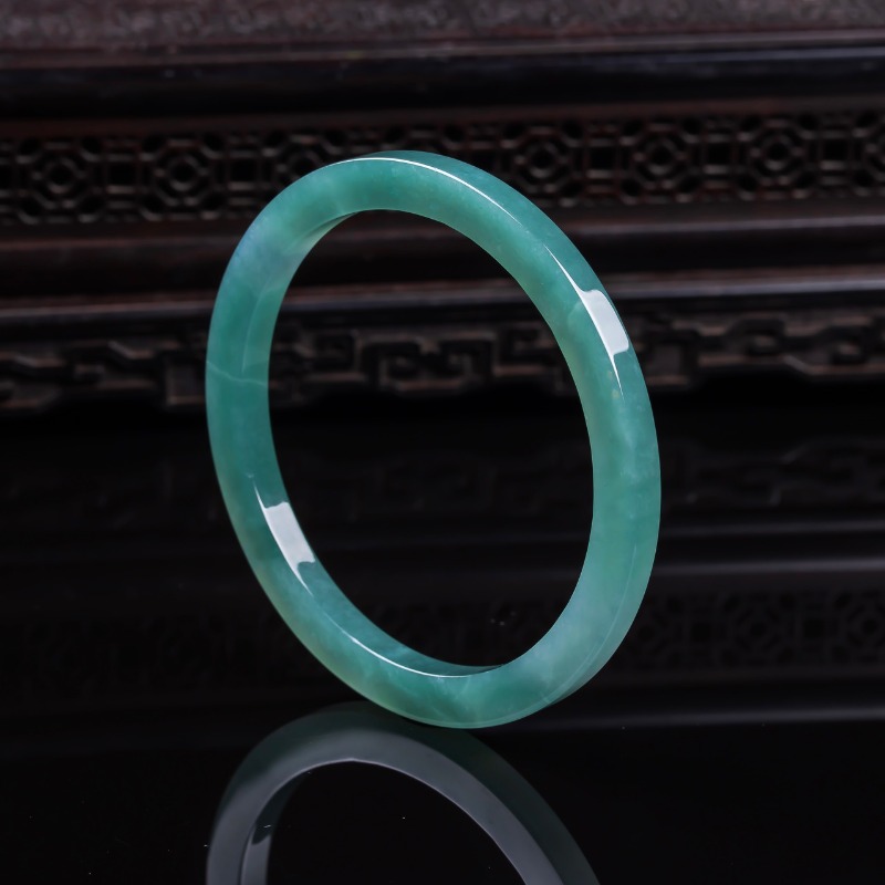 Jewelry & Watches Vitopoulos - Naturalny Szmaragd 48-62mm Birmański Szmaragd Jadeitowy