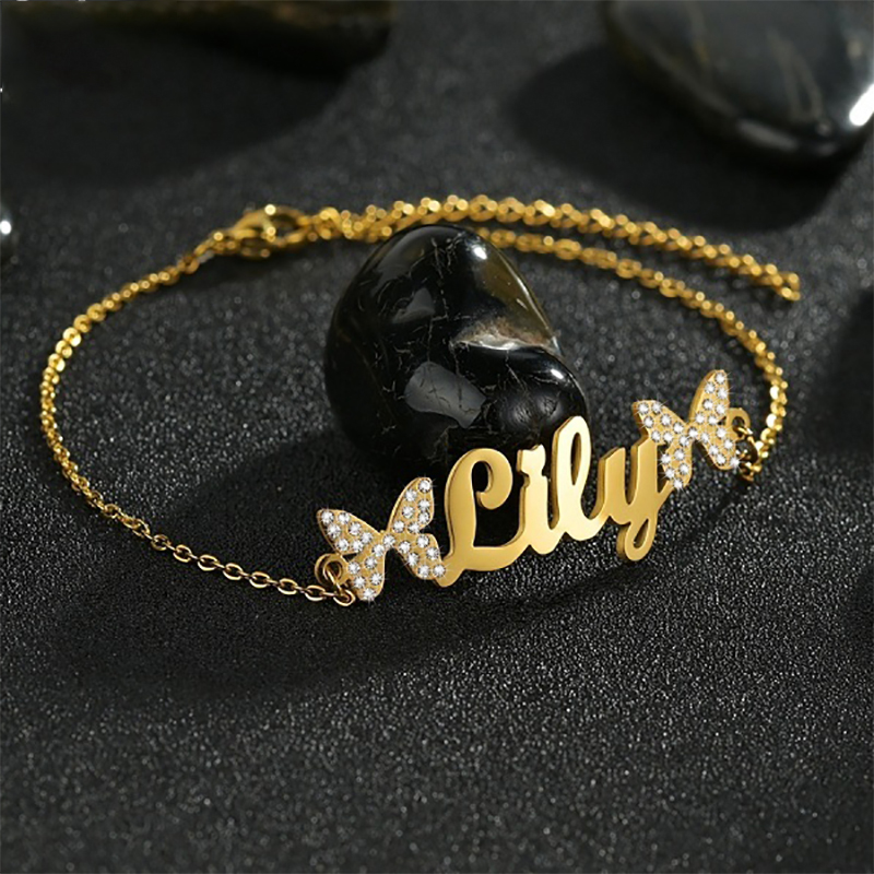 Atoztide Dostosowany zestaw bi – Engraved Name Necklace recenzja i cena