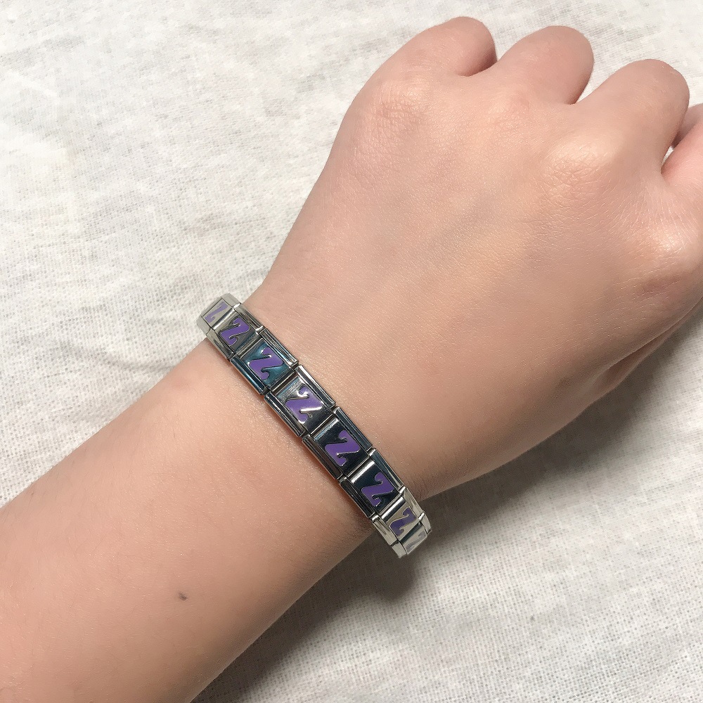 Włoska modułowa bransoletka z  – Titanium Steel Ring recenzja i cena