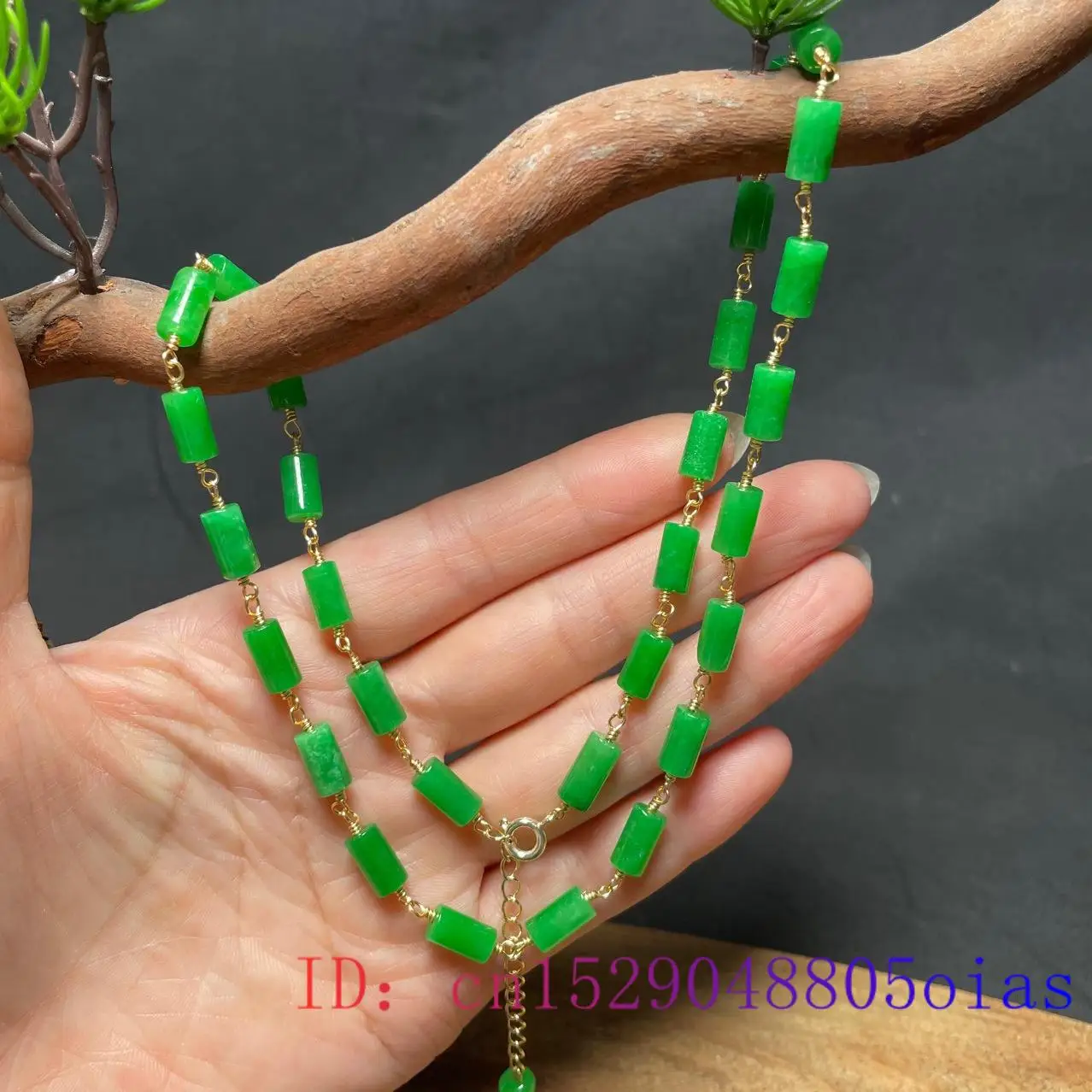 Zielony Jadeitowy Naszyjnik z  – Jewelry & Watches Vitopoulos recenzja i cena
