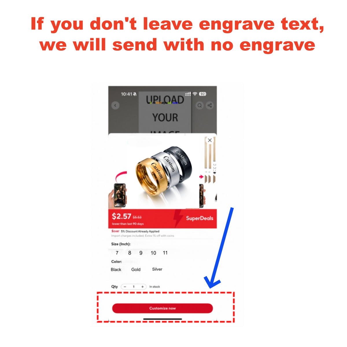 Personalizowane grawerowane im – Titanium Steel Ring recenzja i cena
