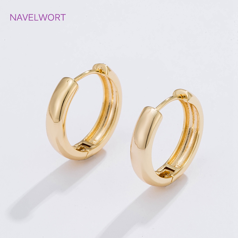 6 Rozmiarów Pozłacane Kolczyki – Gold Plated Ring recenzja i cena