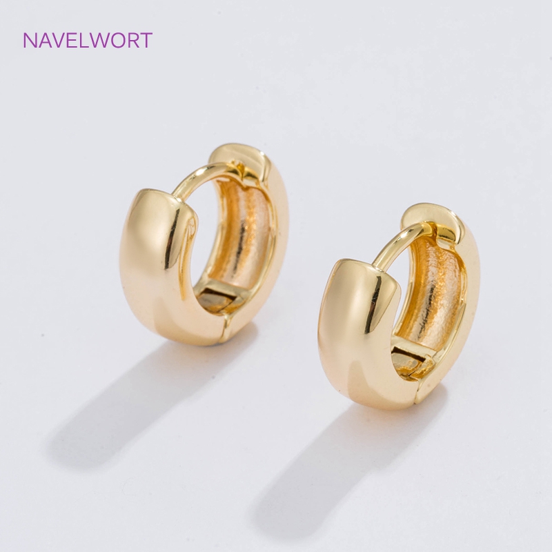 6 Rozmiarów Pozłacane Kolczyki – Gold Plated Ring recenzja i cena