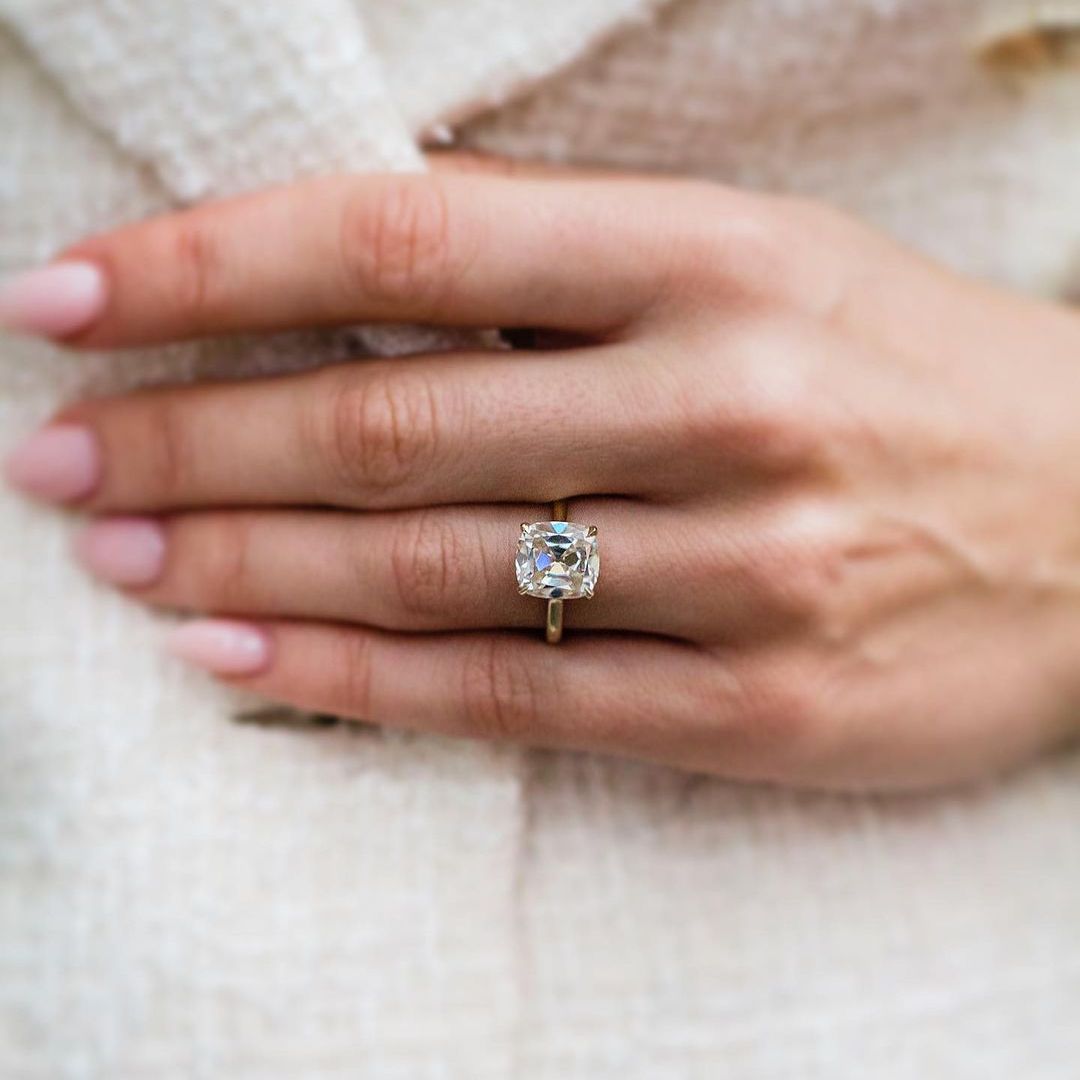 Pierścionek solitaire z moissa – Moissanite Ring recenzja i cena