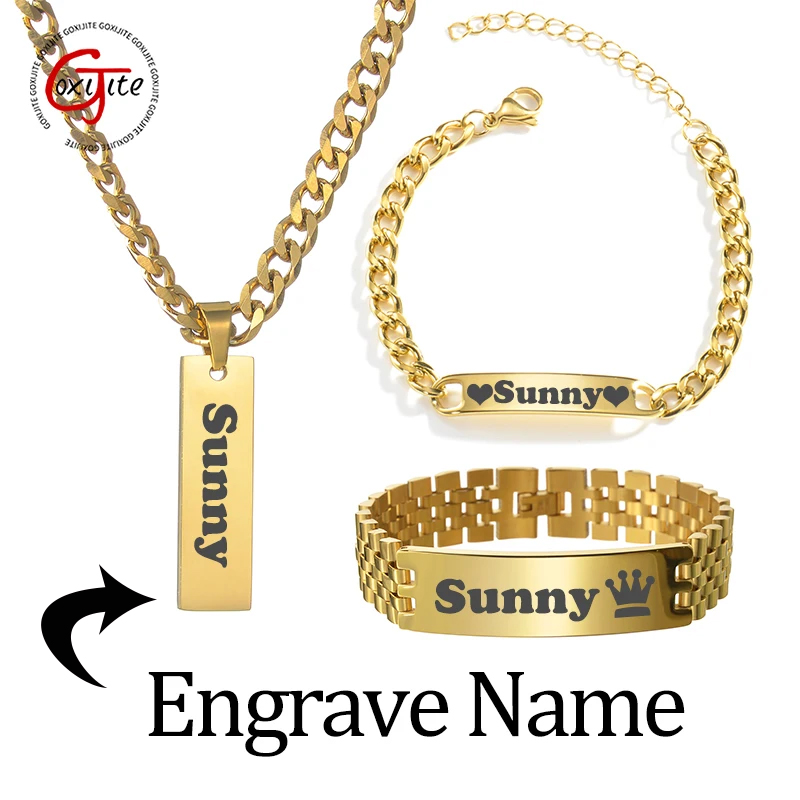 Zestaw naszyjnika z grawerowan – Engraved Name Necklace recenzja i cena