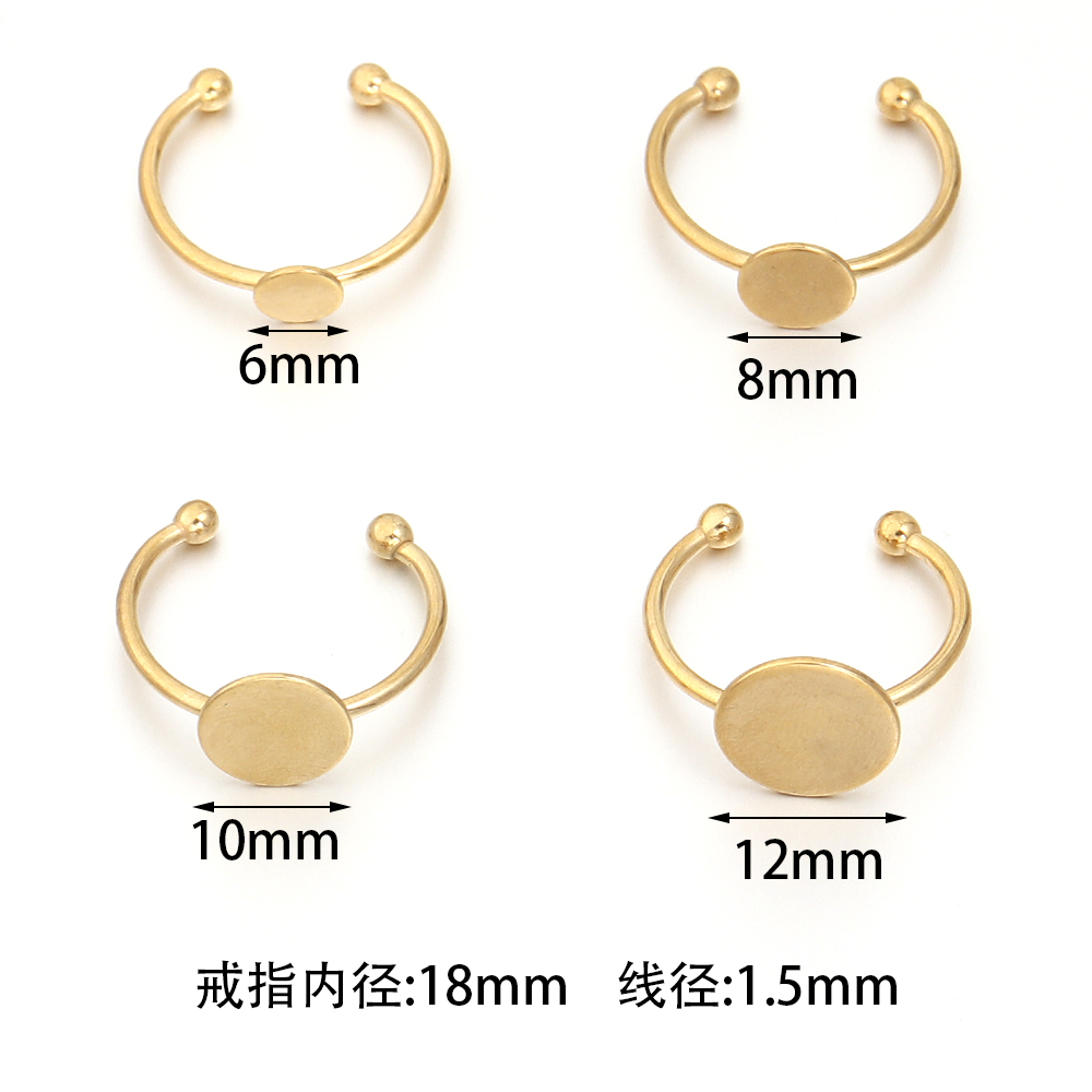 5 sztuk / partia ze stali nier – Gold Plated Ring recenzja i cena