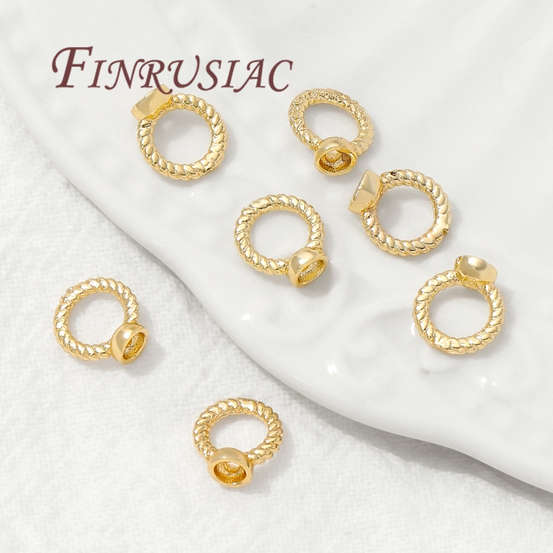 Pierścień łączący końcowy 7,5  – Gold Plated Ring recenzja i cena