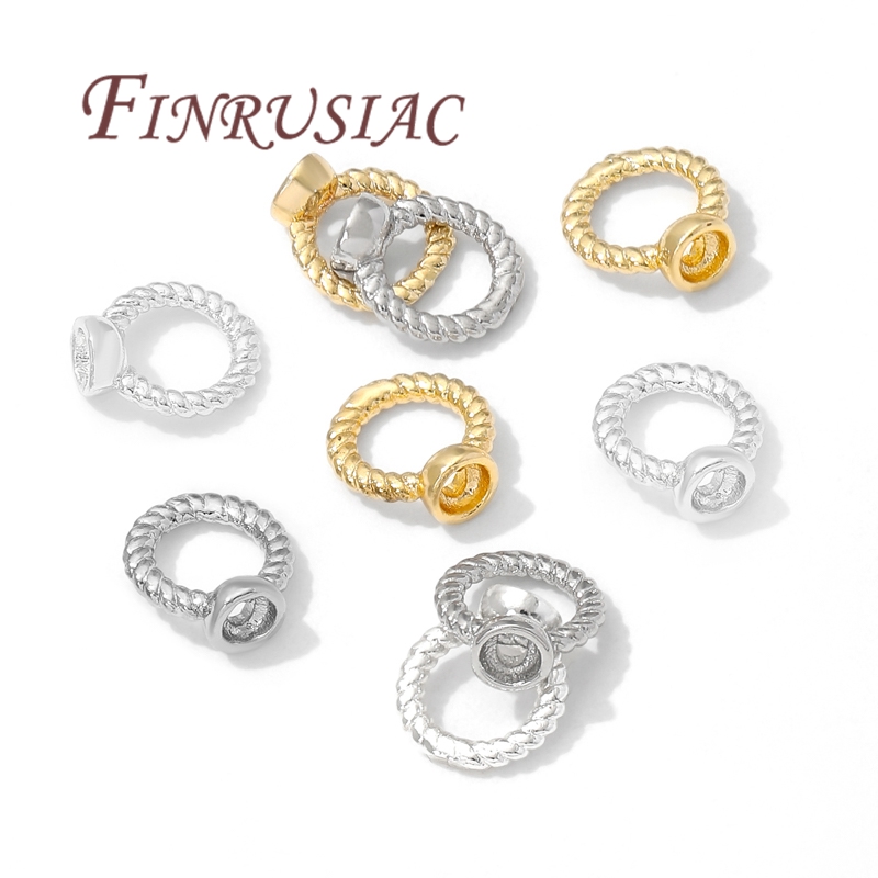 Pierścień łączący końcowy 7,5  – Gold Plated Ring recenzja i cena