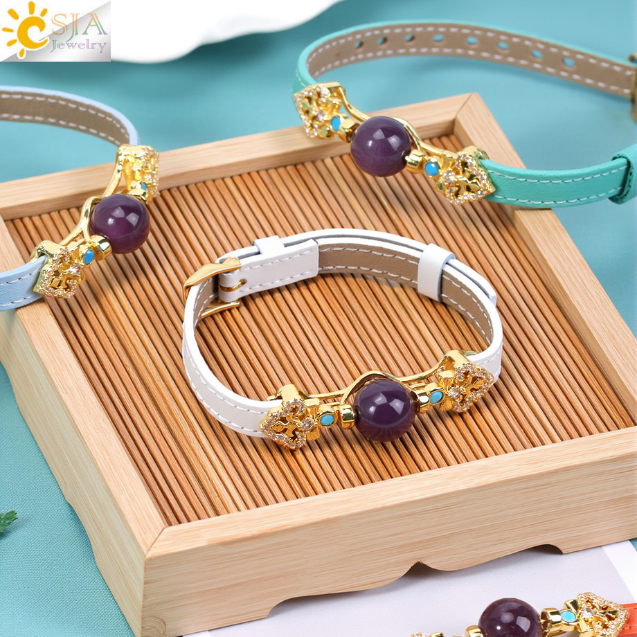 Bransoletka CSJA Bohemian Leat – Jewelry Making Watches recenzja i cena