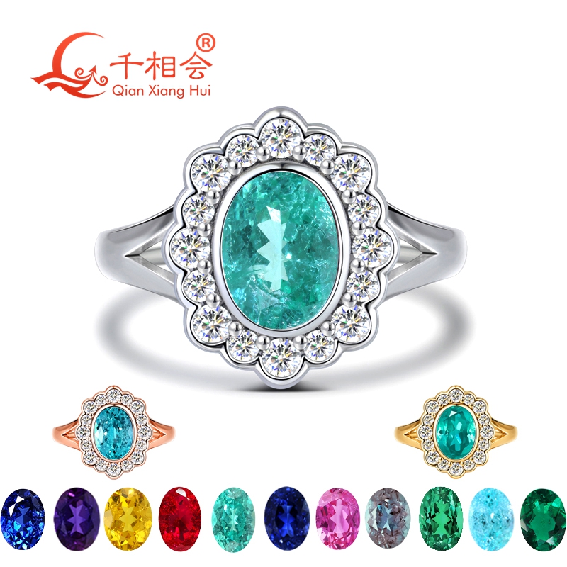 Pierścionek z owalnym turmalin – Moissanite Ring recenzja i cena