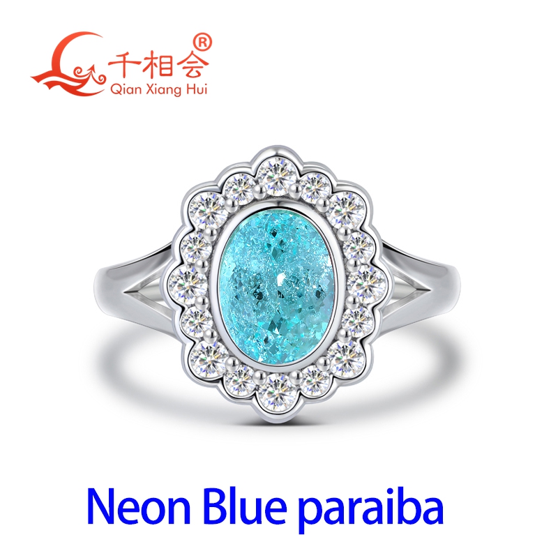 Pierścionek z owalnym turmalin – Moissanite Ring recenzja i cena