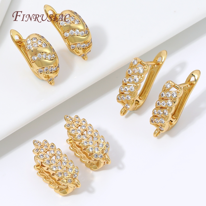 Złote kolczyki koła (huggie) z – Gold Plated Ring recenzja i cena