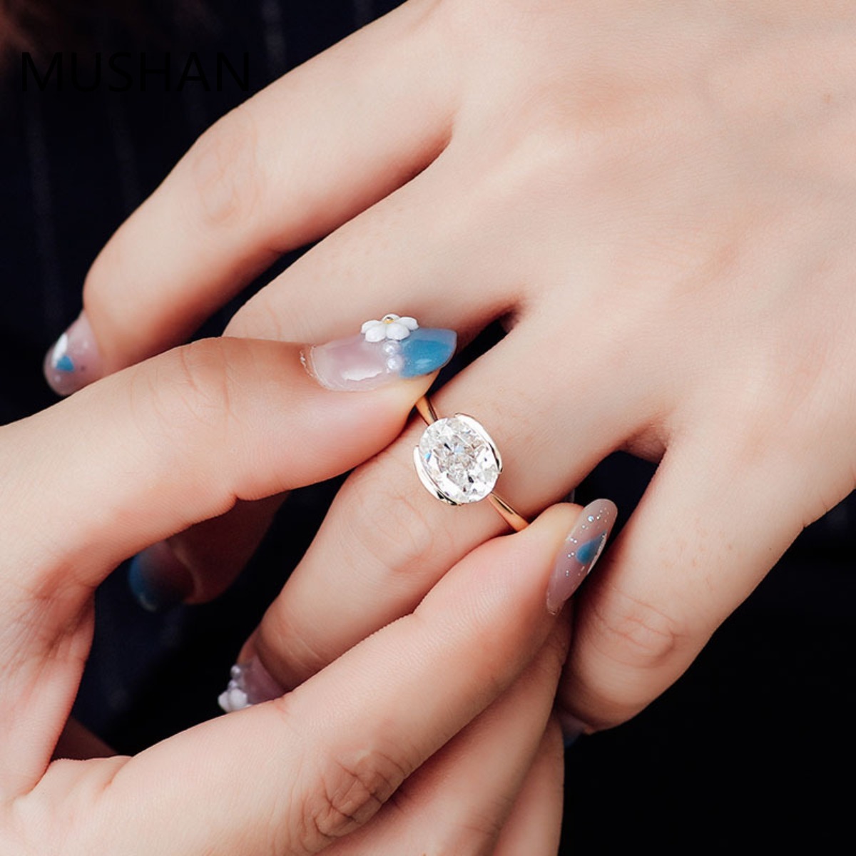 MUSHAN Luksusowe, designerskie – Moissanite Ring recenzja i cena