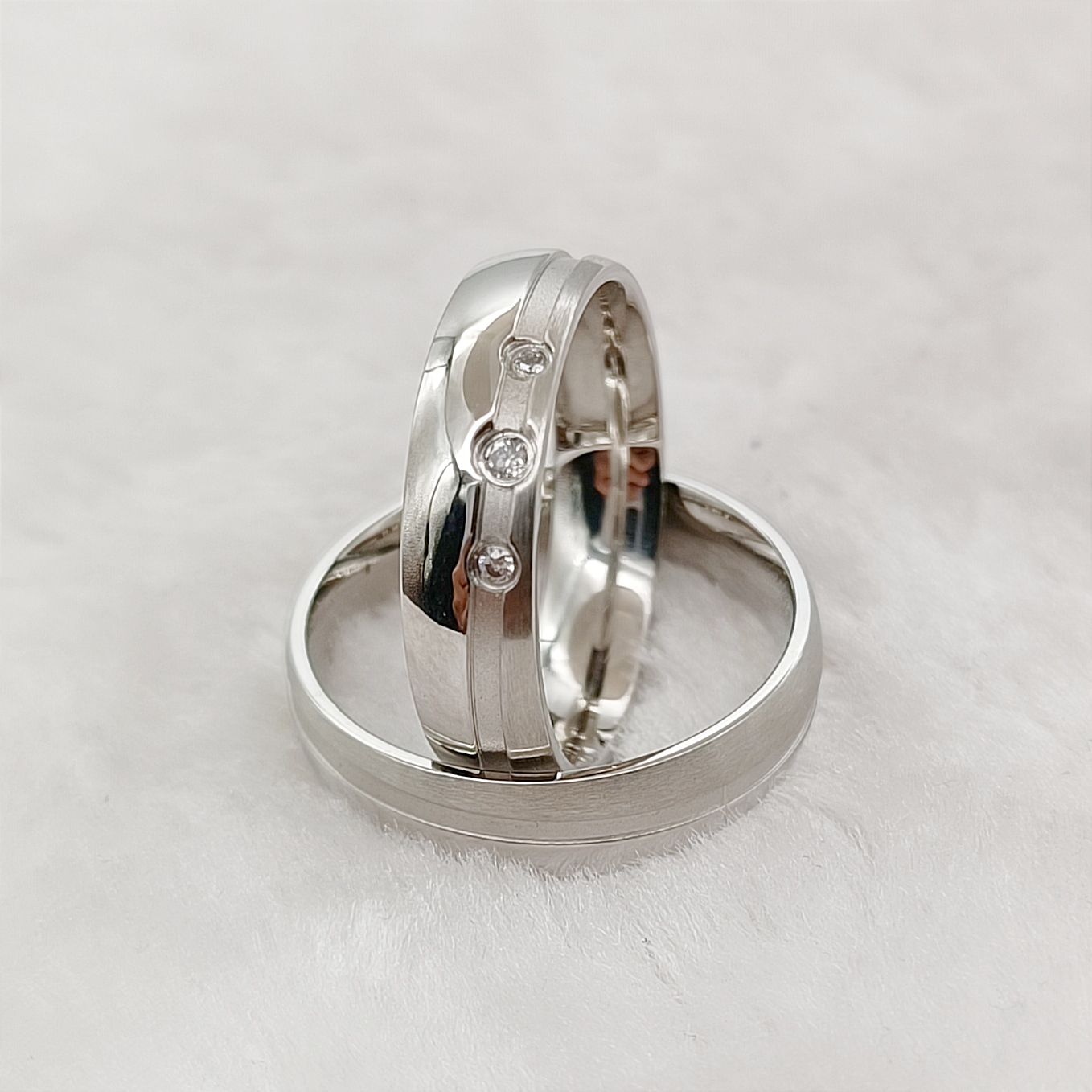 Dopasowane obrączki ślubne na  – Titanium Steel Ring recenzja i cena