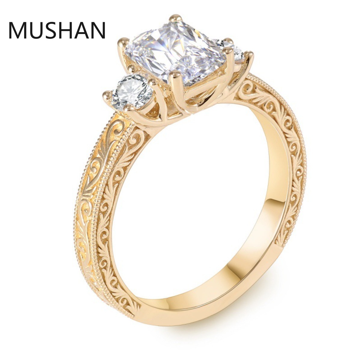 MUSHAN Luksusowe Pierścionki n – Moissanite Ring recenzja i cena