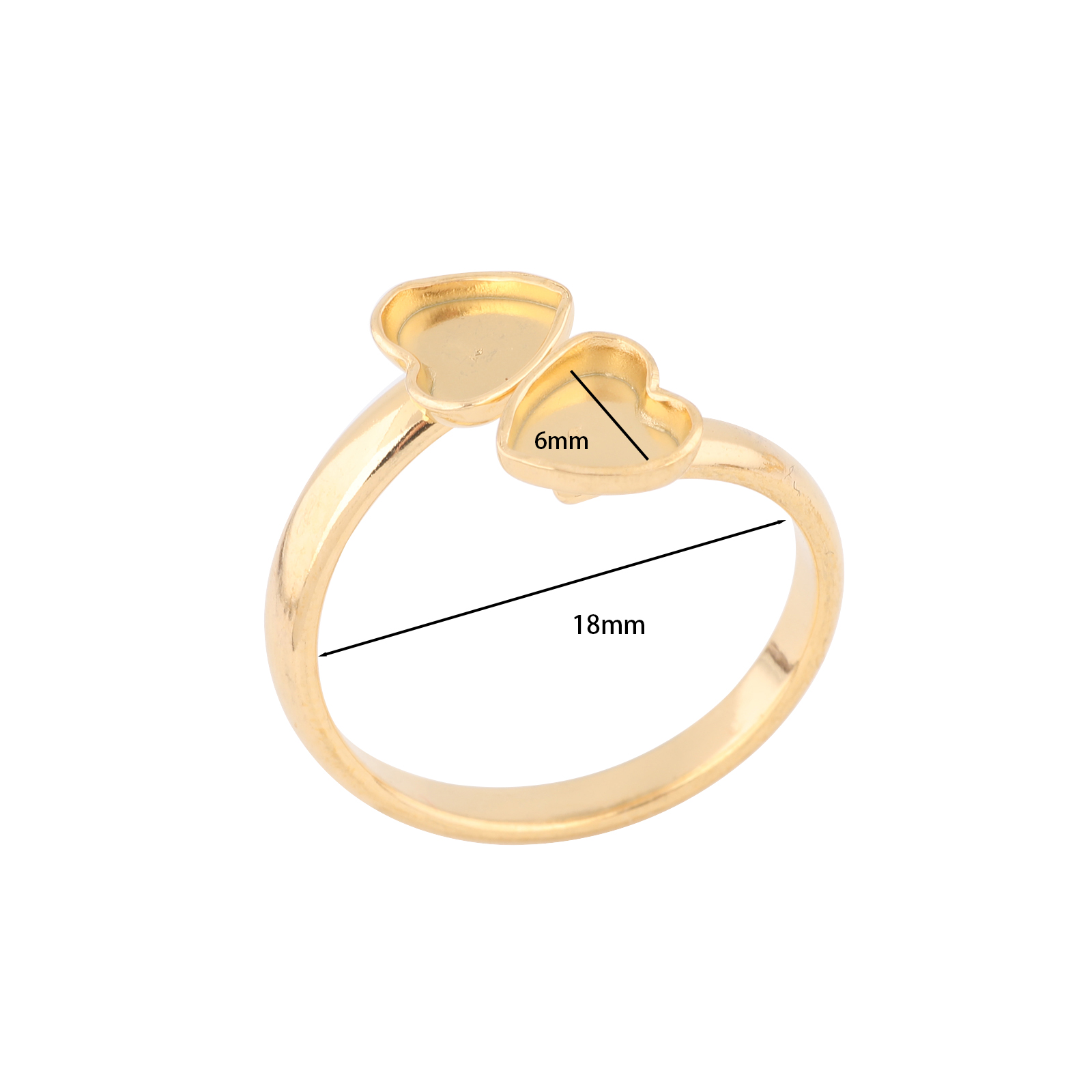 10 sztuk ze stali nierdzewnej  – Gold Plated Ring recenzja i cena